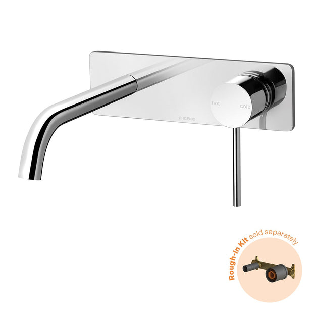 Vivid Slimline SwitchMix Wall Basin/Bath Mixer Set 230mm Trim Kit Only