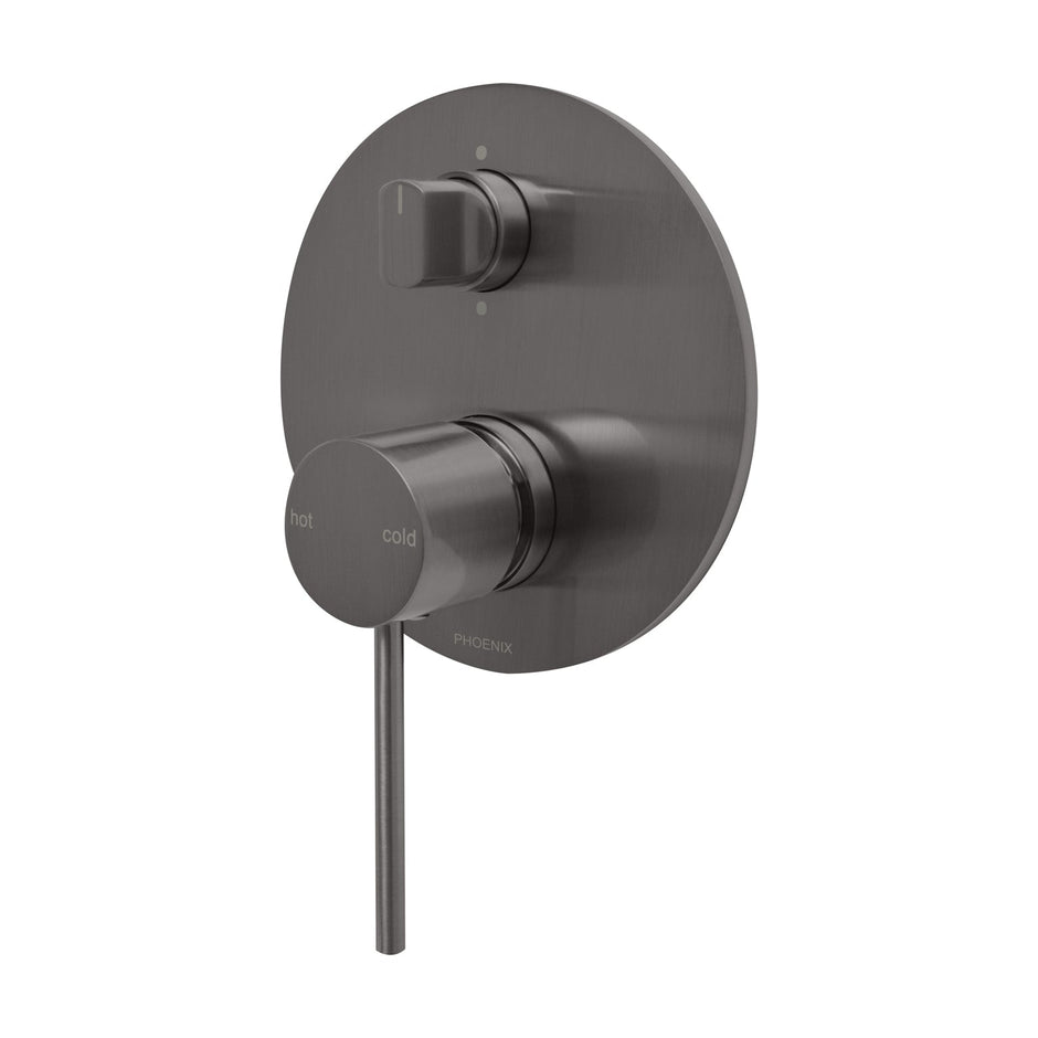 Vivid Slimline Switch/Mix Shower/Bath Diverter Mixer Complete Kit