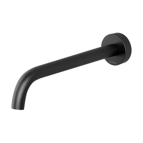 Phoenix Vivid Slimline Wall Basin Spout 230mm Curved