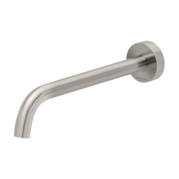 Vivid Slimline Wall Basin Spout 230mm Curved