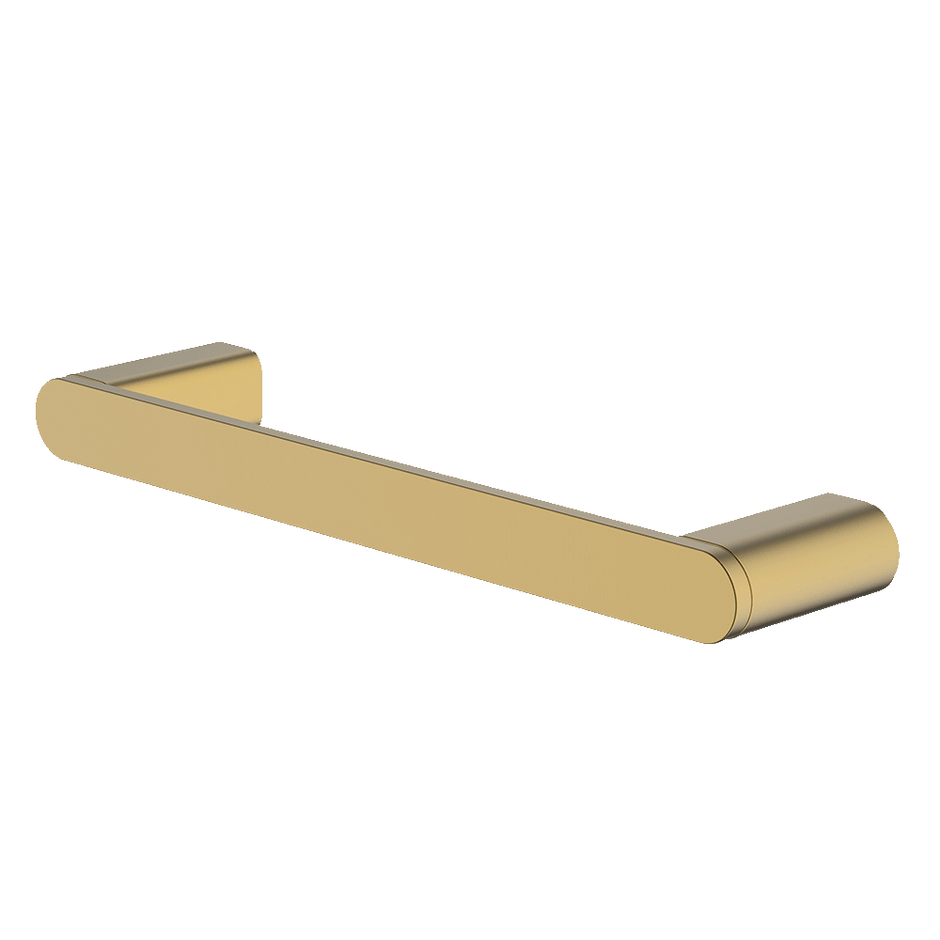 Vela 250mm Towel Rail in Brushed Brass