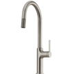 Vilo Goose Neck Pull Out Mixer in Brushed Nickel