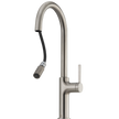 Vilo Goose Neck Pull Out Mixer in Brushed Nickel view 2
