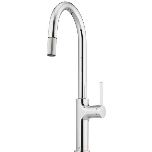 Vilo Goose Neck Pull Out Mixer in Chrome