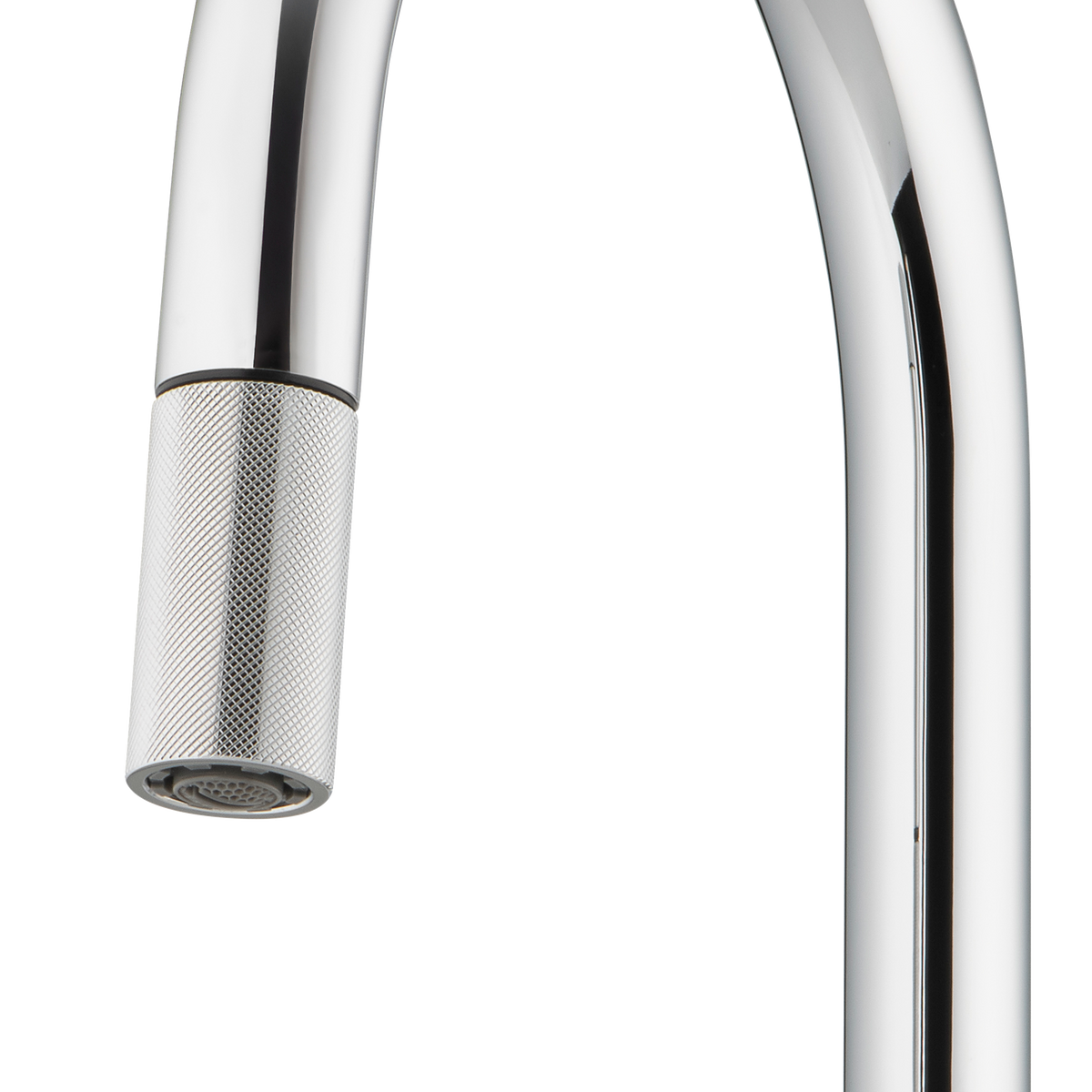 Vilo Goose Neck Pull Out Mixer in Chrome view 3