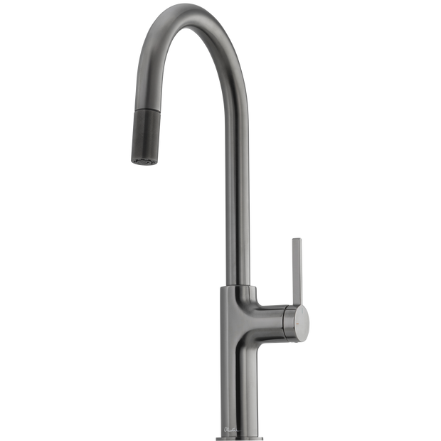 Vilo Goose Neck Pull Out Mixer in Gunmetal