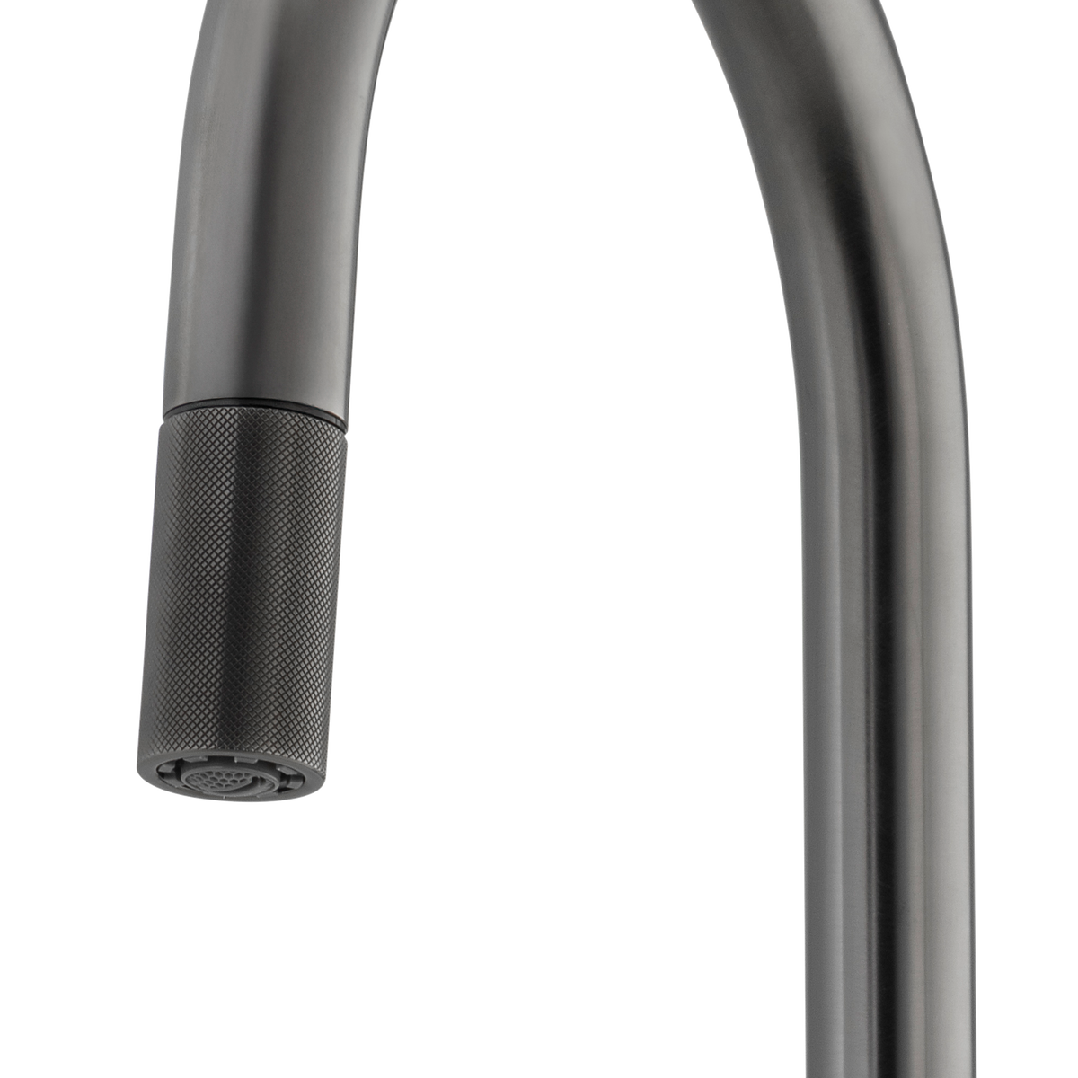 Vilo Goose Neck Pull Out Mixer in Gunmetal view 3