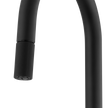 Vilo Goose Neck Pull Out Mixer in Matte Black view 3