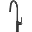 Vilo Goose Neck Pull Out Mixer in Black Granite