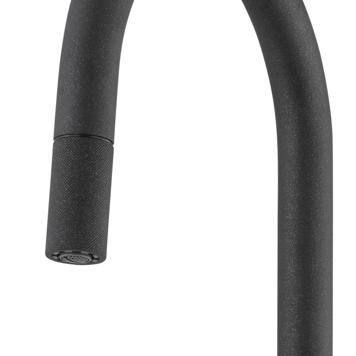 Vilo Goose Neck Pull Out Mixer in Black Granite view 5