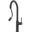 Vilo Goose Neck Pull Out Mixer in Black Granite view 2