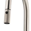 Vilo Goose Neck Pull Out Spray Mixer in Brushed Nickel view 3