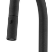 Vilo Goose Neck Pull Out Spray Mixer in Black Granite view 5