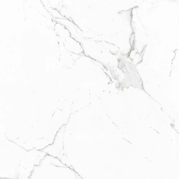 Veneto Carrara Polished Marble Look Porcelain Tiles tile