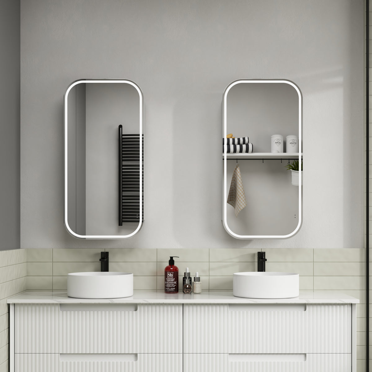 Vienna LED Shaving Cabinet