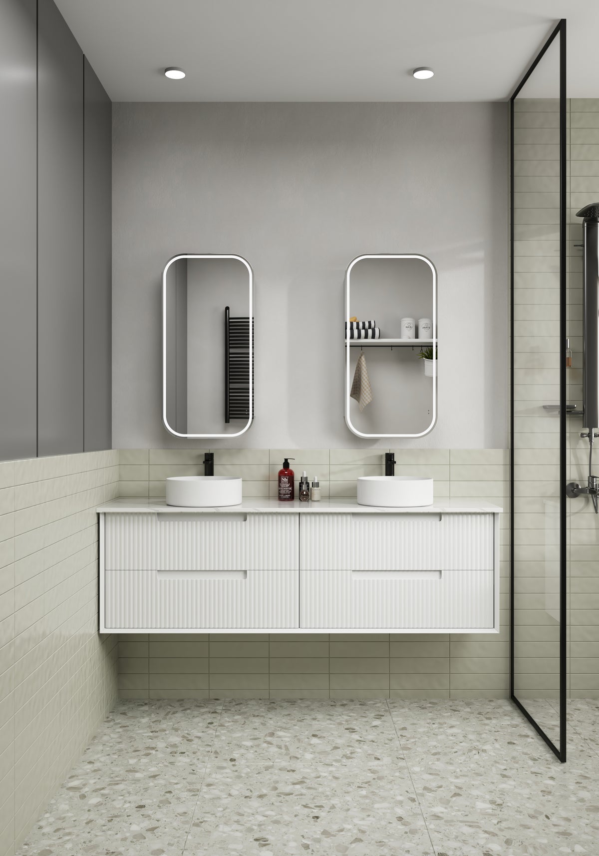 Vienna LED Shaving Cabinet