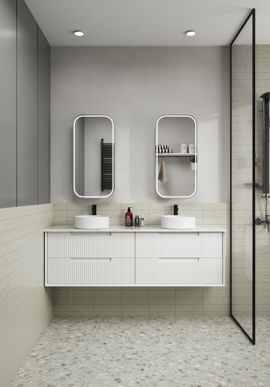 Vienna LED Shaving Cabinet