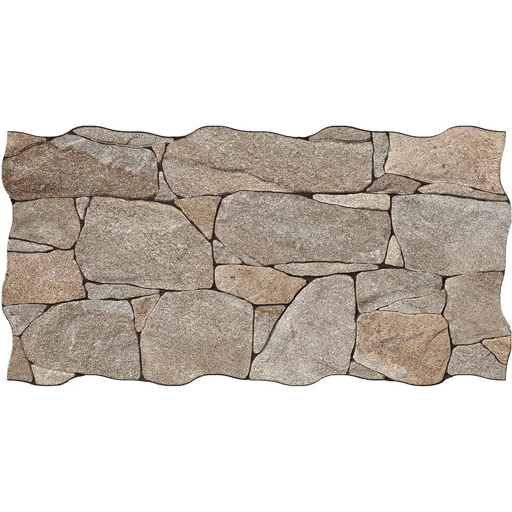 Vulcano Beige Stone Look Porcelain Tiles tile