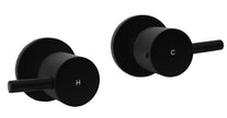 Round Wall Top Assemblies Quarter Turn - matte-black