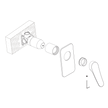 Verona Series 1 Wall Mixer Inwall Body Only view 2