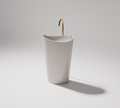 Wave Freestanding Pedestal Basin