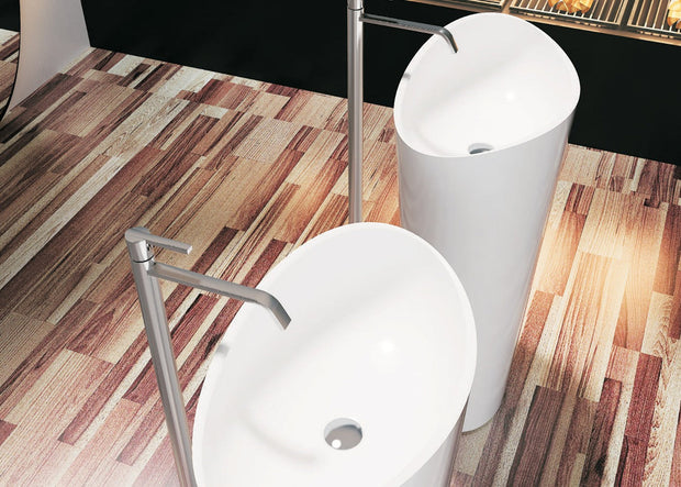 Wave Freestanding Pedestal Basin