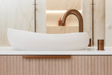 Öppen Edge-Pull 300mm Cabinet Handle (Brushed) - Lustre Bronze