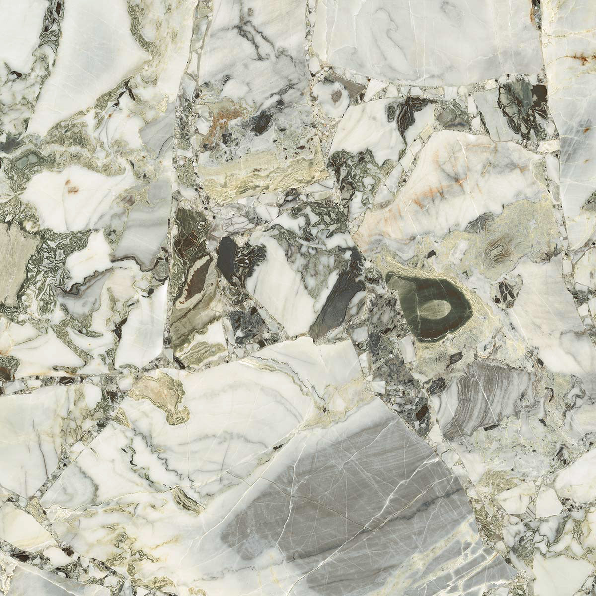 Wonderland White Beauty Marble Look Porcelain Tiles 1200x1200mm tile