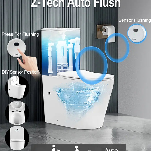 Z-Tech Auto Flush Device For Toilet Suite