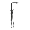 Zenmo Qubi Black Square Multifunction Shower Rail in Matte Black