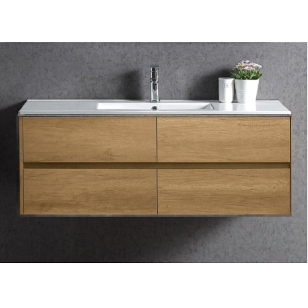 Zenmo Nutro Wall Hung Vanity 1200mm Single Basin Ceramic Top