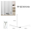 Zenmo Mobi Care Shower Curtain Rail Set 1600 x 1600mm
