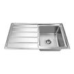 Zenmo Impact Single Bowl Sink with Tap Hole and Drainer
