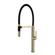 Zenmo Romeo Sink Mixer with Vegie Spray and Magnetic Holder in Brushed Brass