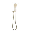 Zenmo Rainjet 3 Function Hand Shower on Bracket with Metal Hose in Brushed Brass