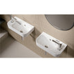 Zenmo Milan Wall Hung Basin Left Hand Tap Hole lifestyle
