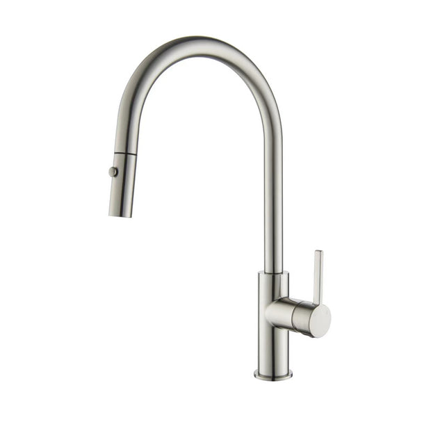 Zenmo Kenzo Pull Out Sink Mixer in Brushed Nickel