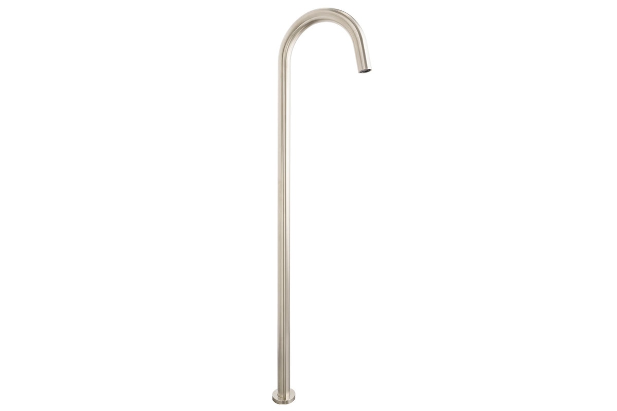 Bloom Floor Bath Spout in Warm Brushed Nickel