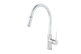 Bloom Pull Out Sink Mixer in Chrome