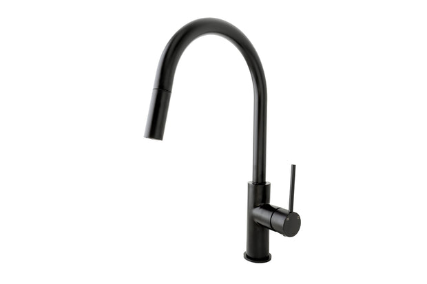 Bloom Pull Out Sink Mixer in Matte Black