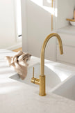 Bloom Pull Out Sink Mixer styled in a kitchen