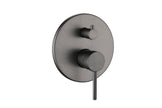 Bloom Shower Diverter in Brushed Gunmetal