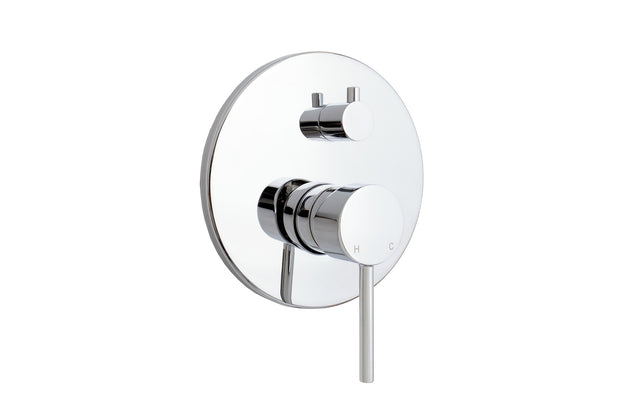 Bloom Shower Diverter in Chrome