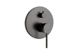 Bloom Shower Diverter in Matte Black