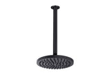 Bloom Shower Rose 200mm and Shower Dropper 300mm in Matte Black
