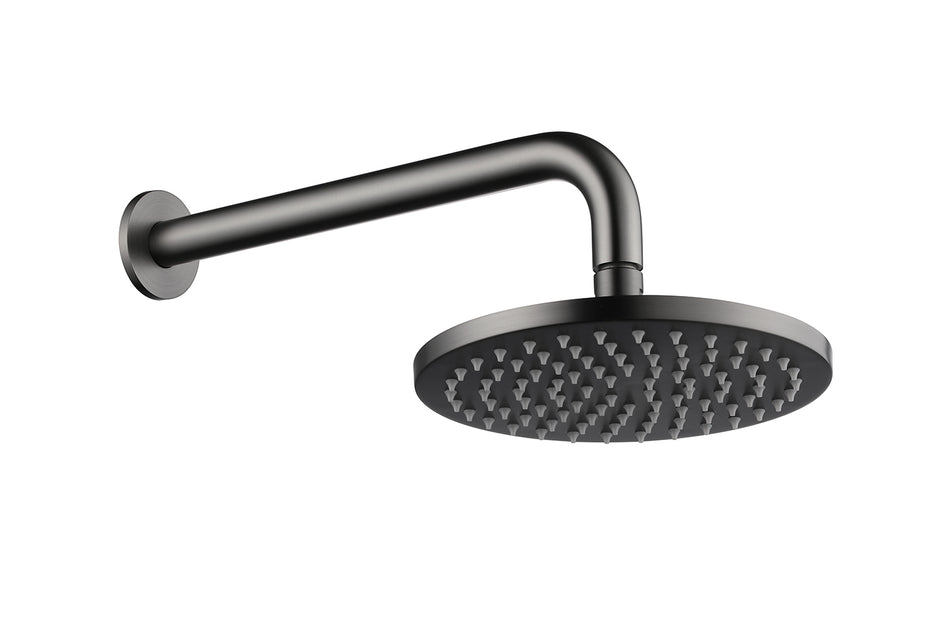 Bloom Shower Rose & Arm in Brushed Gunmetal