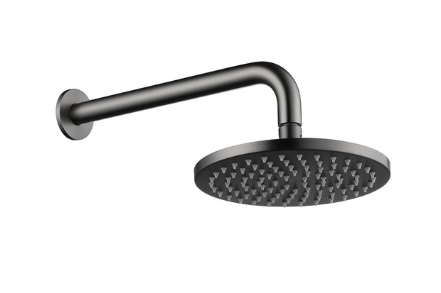 Bloom Shower Rose & Arm in Brushed Gunmetal