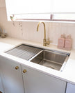 Bloom Sink Mixer styled in a kitchen