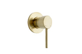 Bloom Wall Mixer in Light Brushed Brass