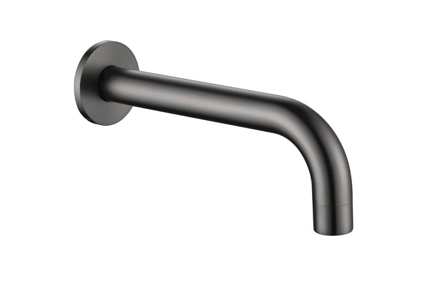 Bloom Wall Spout in Brushed Gunmetal
